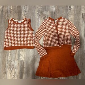 Girls dress outfit, 3 piece set, size 10/12, like new, Sincerely Jules